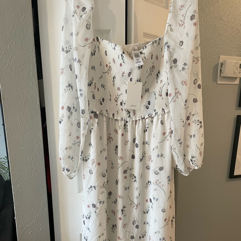 Brand new Aritzia Wilfred Tempest midi dress XL size